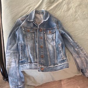 Women’s Medium Wash Jean Jacket, Gap, Size M